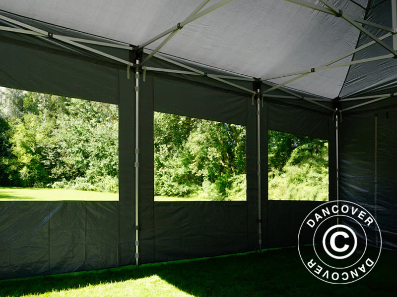 Snabbtält FleXtents PRO 4x6m Grå, inkl. 8 sidor - Image 5