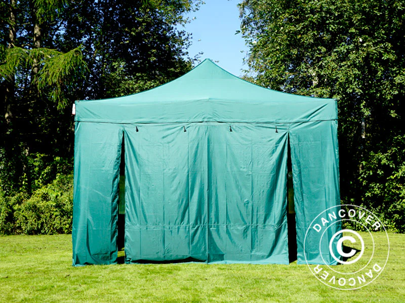 Snabbtält FleXtents PRO 4x6m Grön, inkl. 8 sidor - Image 30