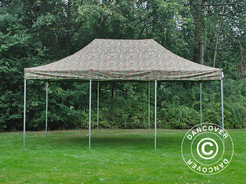 Snabbtält FleXtents PRO 4x6m Kamouflage, inkl. 8 sidor - Image 11