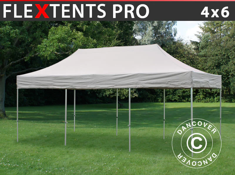 Snabbtält FleXtents PRO 4x6m Latte