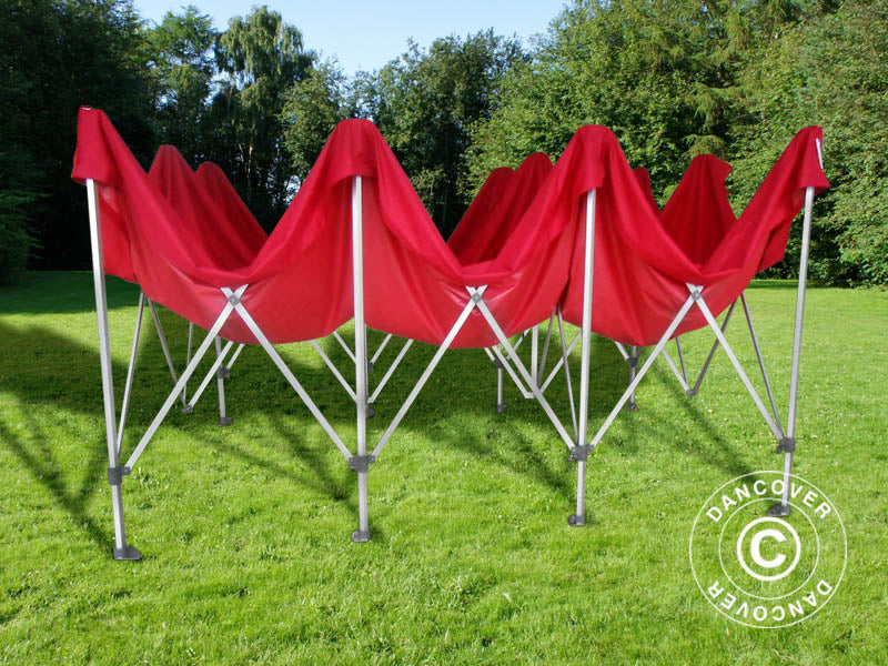 Snabbtält FleXtents PRO 4x6m Röd - Image 8