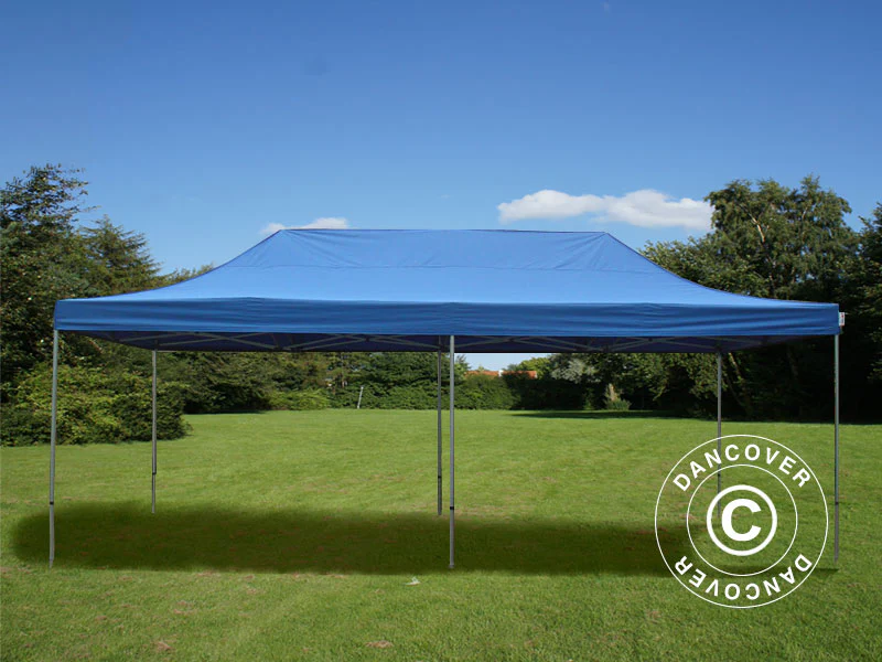 Snabbtält FleXtents PRO 4x8m Blå, inkl. 6 sider - Image 2