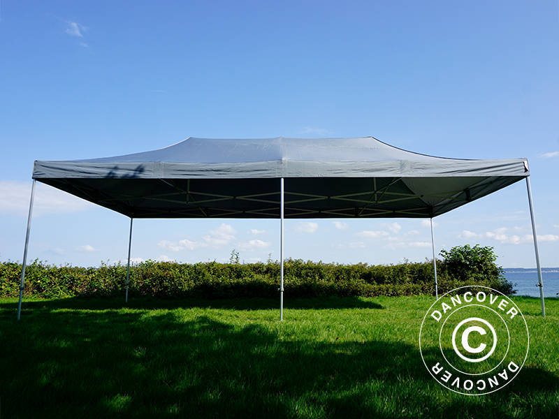Snabbtält FleXtents PRO 4x8m Grå, inkl. 6 sidor - Image 48