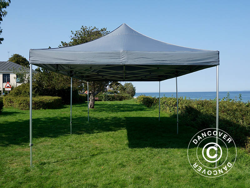 Snabbtält FleXtents PRO 4x8m Grå, inkl. 6 sidor - Image 55
