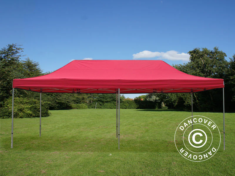 Snabbtält FleXtents PRO 4x8m Röd - Image 2