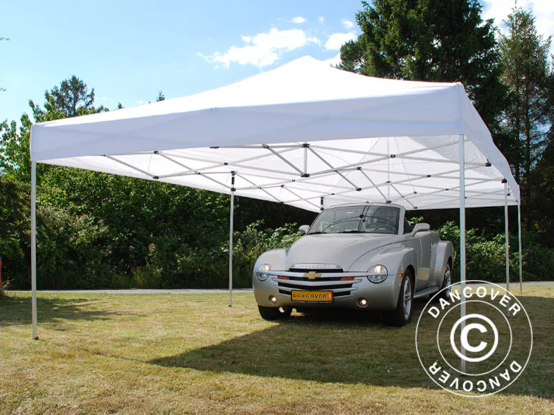 Snabbtält FleXtents PRO 4x8m Vit, inkl. 6 sidor - Image 6