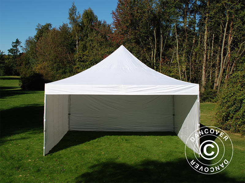 Snabbtält FleXtents PRO 5x5m Vit, inkl. 4 sidor - Image 8