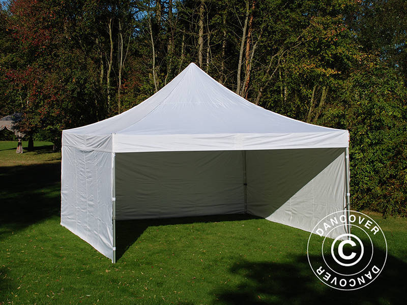 Snabbtält FleXtents PRO 5x5m Vit, inkl. 4 sidor - Image 9