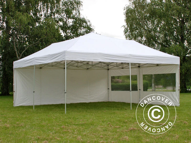 Snabbtält FleXtents PRO 6x6m Vit, inkl. 8 sidor - Image 14