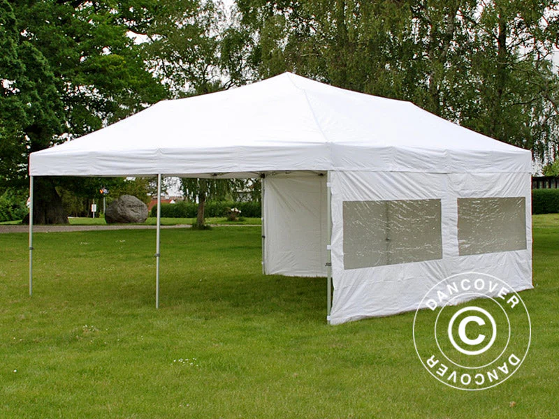Snabbtält FleXtents PRO 6x6m Vit, inkl. 8 sidor - Image 15