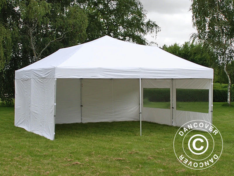 Snabbtält FleXtents PRO 6x6m Vit, inkl. 8 sidor - Image 4