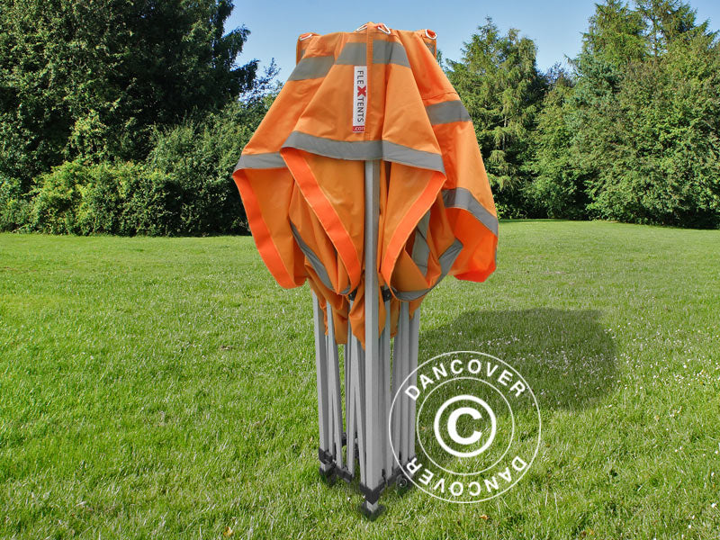 Snabbtält FleXtents PRO Arbetstält 3x3m Orange Reflexiva - Image 7