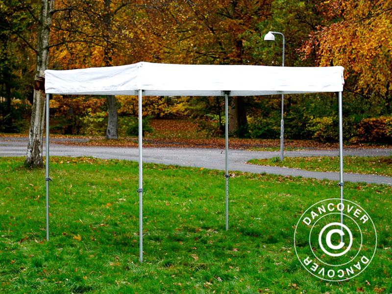 Snabbtält FleXtents® PRO Exhibition med sidoväggar, 3x3m, Vit, Flamhämmande - Image 24