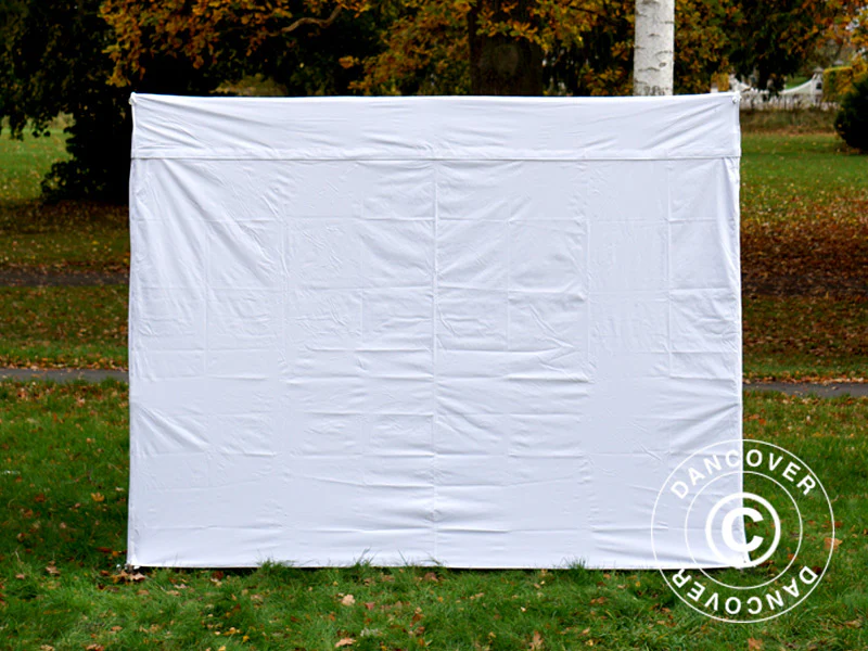 Snabbtält FleXtents® PRO Exhibition med sidoväggar, 3x3m, Vit, Flamhämmande - Image 28