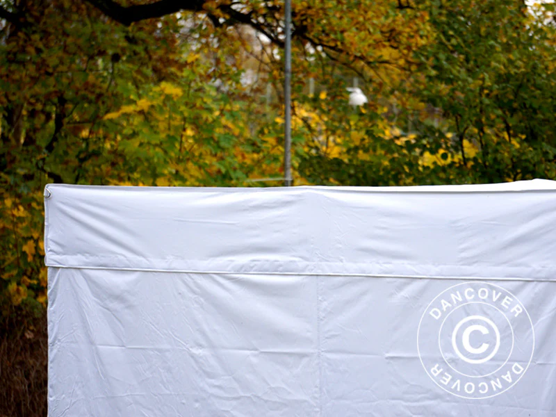 Snabbtält FleXtents® PRO Exhibition med sidoväggar, 3x3m, Vit, Flamhämmande - Image 30
