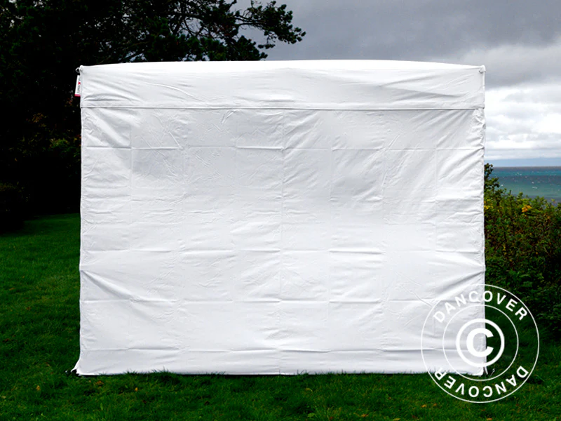 Snabbtält FleXtents® PRO Exhibition med sidoväggar, 3x3m, Vit, Flamhämmande - Image 31