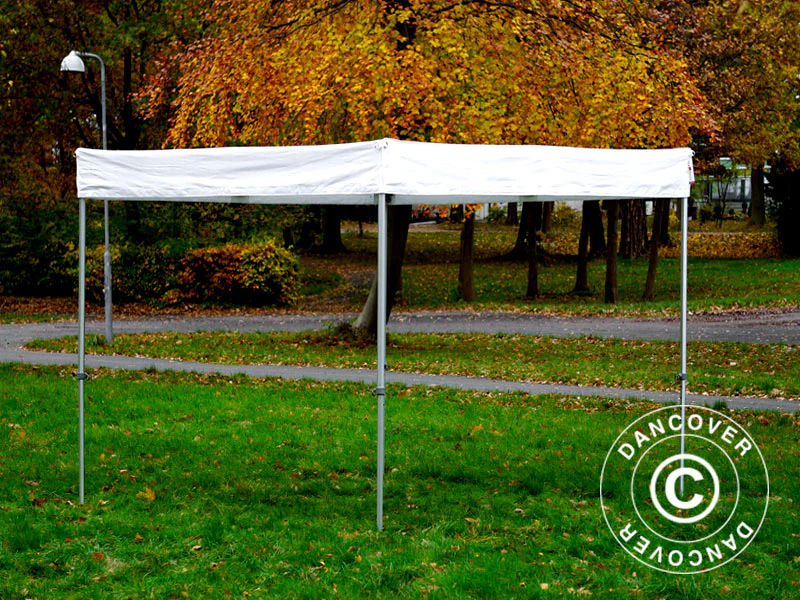 Snabbtält FleXtents® PRO Exhibition med sidoväggar, 3x3m, Vit, Flamhämmande - Image 39