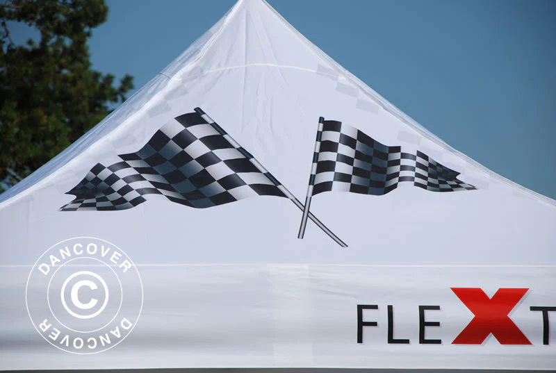 Snabbtält FleXtents PRO med fullt digitalt tryck, 4x4m - Image 5