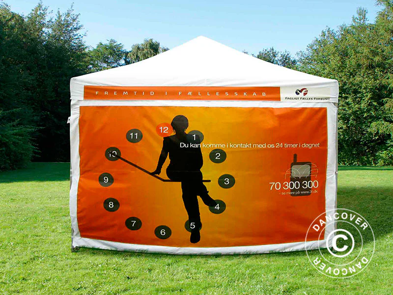 Snabbtält FleXtents PRO med fullt digitalt tryck, 4x4m, inkl. 4 sidor - Image 15