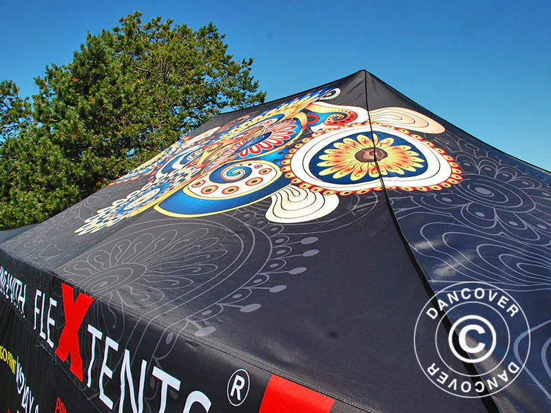 Snabbtält FleXtents PRO med fullt digitalt tryck, 4x6m - Image 3