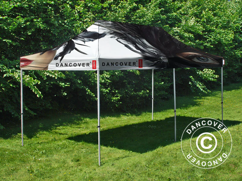 Snabbtält FleXtents PRO med fullt digitalt tryck, 4x8m - Image 4