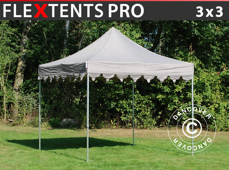 Snabbtält FleXtents PRO "Morocco" 3x3m Latte