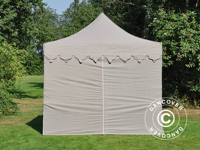 Snabbtält FleXtents PRO "Morocco" 3x3m Latte, inkl. 4 sidor - Image 10