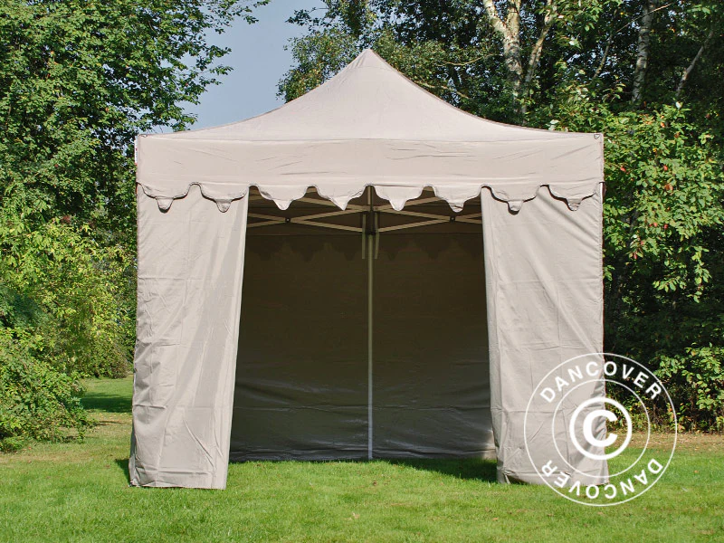 Snabbtält FleXtents PRO "Morocco" 3x3m Latte, inkl. 4 sidor - Image 11
