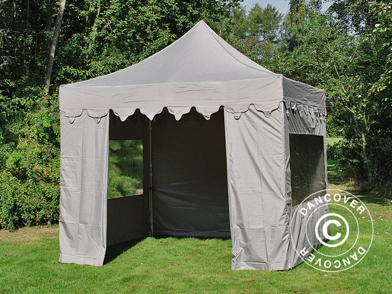 Snabbtält FleXtents PRO "Morocco" 3x3m Latte, inkl. 4 sidor - Image 12