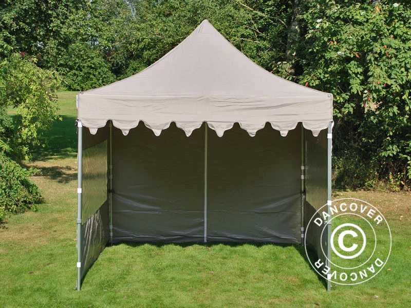 Snabbtält FleXtents PRO "Morocco" 3x3m Latte, inkl. 4 sidor - Image 13