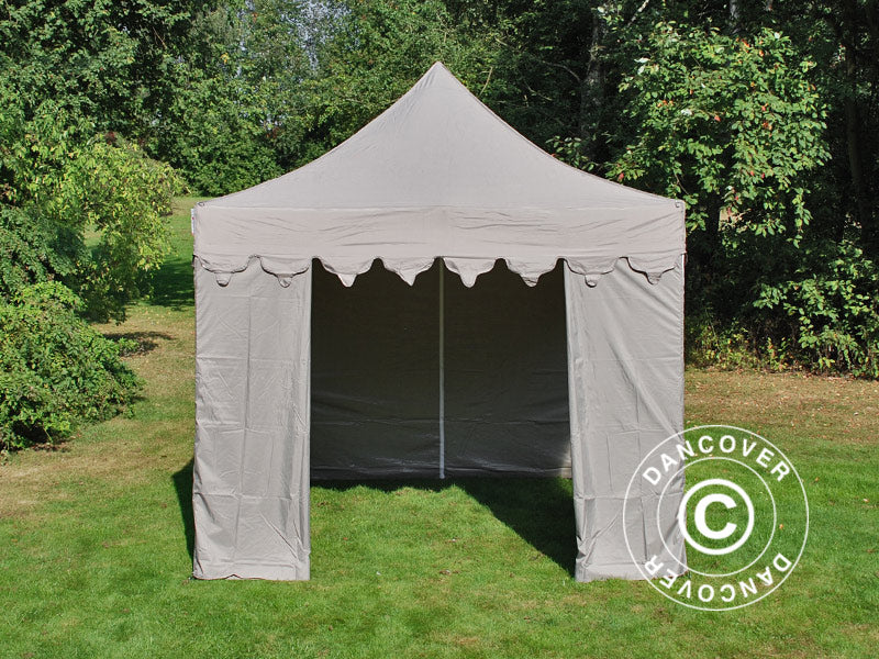 Snabbtält FleXtents PRO "Morocco" 3x3m Latte, inkl. 4 sidor - Image 3