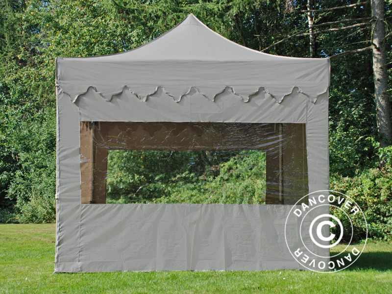 Snabbtält FleXtents PRO "Morocco" 3x3m Latte, inkl. 4 sidor - Image 6
