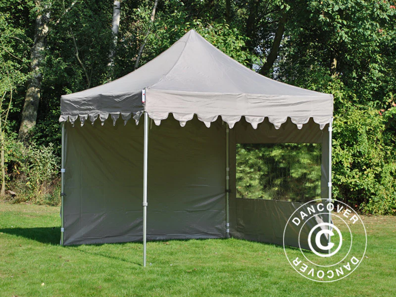 Snabbtält FleXtents PRO "Morocco" 3x3m Latte, inkl. 4 sidor - Image 8