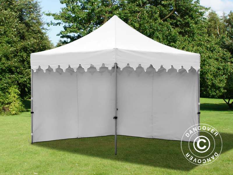 Snabbtält FleXtents PRO "Morocco" 3x3m Vit, inkl. 4 sidor - Image 2