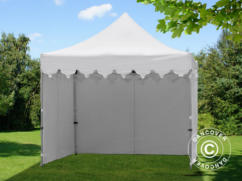 Snabbtält FleXtents PRO "Morocco" 3x3m Vit, inkl. 4 sidor - Image 4