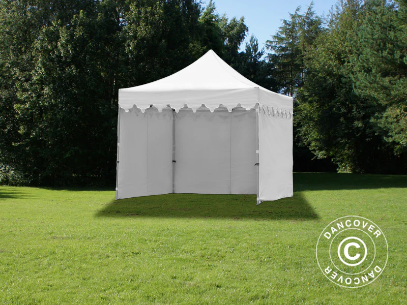 Snabbtält FleXtents PRO "Morocco" 3x3m Vit, inkl. 4 sidor - Image 5