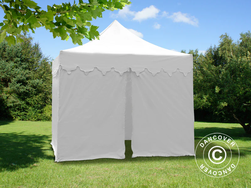 Snabbtält FleXtents PRO "Morocco" 3x3m Vit, inkl. 4 sidor - Image 7