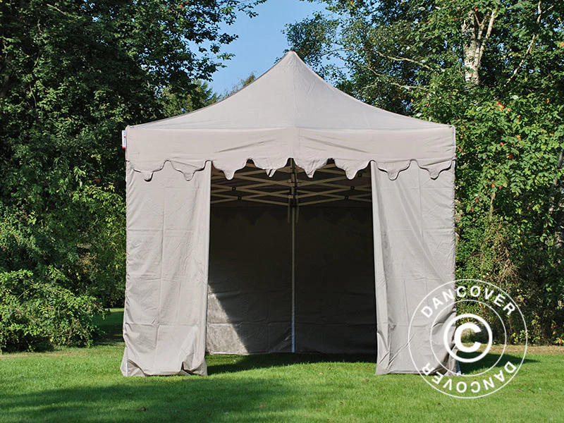Snabbtält FleXtents PRO "Morocco" 3x6m Latte, inkl. 6 sidor - Image 12