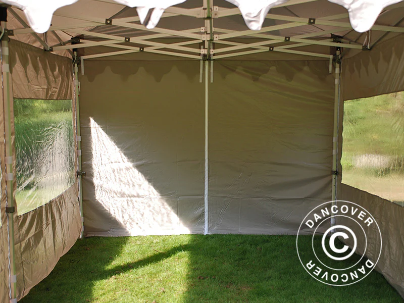 Snabbtält FleXtents PRO "Morocco" 3x6m Latte, inkl. 6 sidor - Image 15