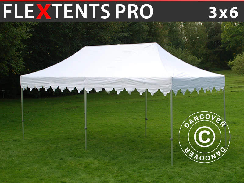Snabbtält FleXtents PRO "Morocco" 3x6m Vit