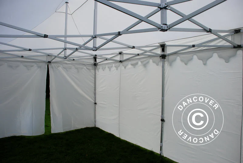 Snabbtält FleXtents PRO "Morocco" 3x6m Vit, inkl. 6 sidor - Image 10
