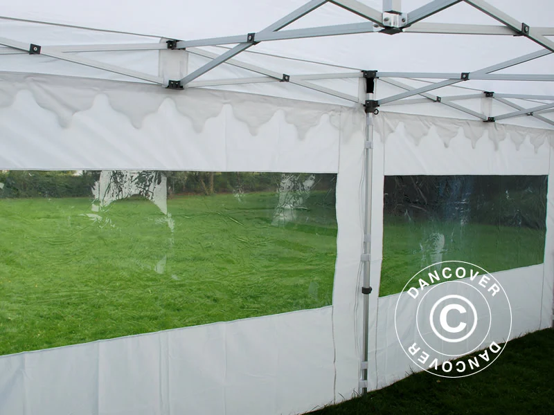 Snabbtält FleXtents PRO "Morocco" 3x6m Vit, inkl. 6 sidor - Image 11