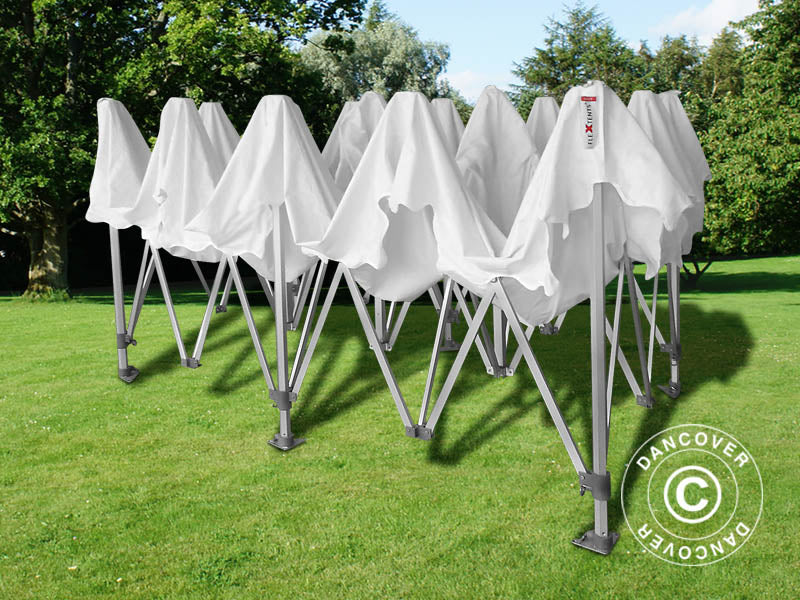 Snabbtält FleXtents PRO "Morocco" 3x6m Vit, inkl. 6 sidor - Image 14