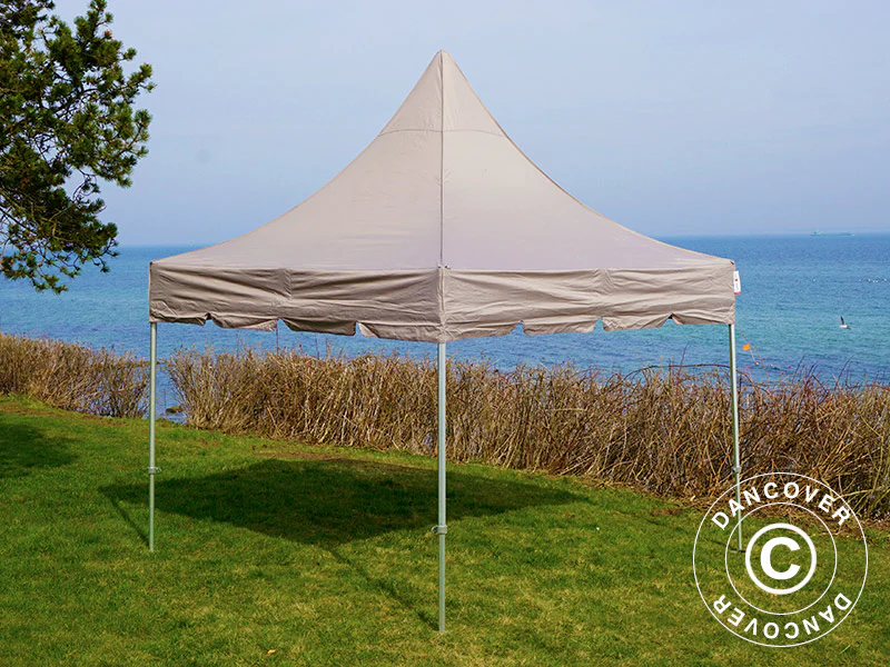 Snabbtält FleXtents PRO Peak Pagoda 3x3m Latte - Image 4