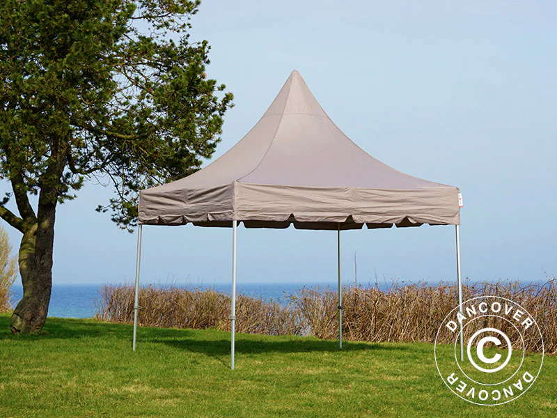 Snabbtält FleXtents PRO Peak Pagoda 3x3m Latte - Image 7