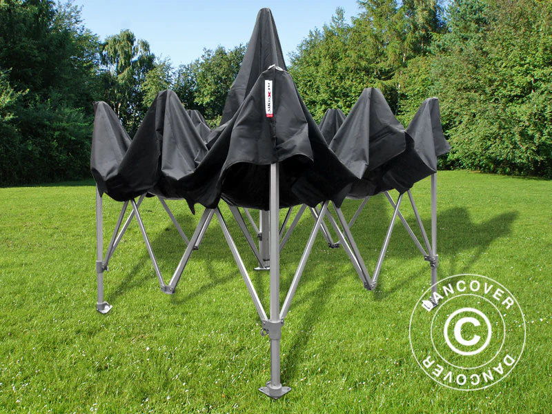 Snabbtält FleXtents PRO Peak Pagoda 3x3m Svart - Image 3