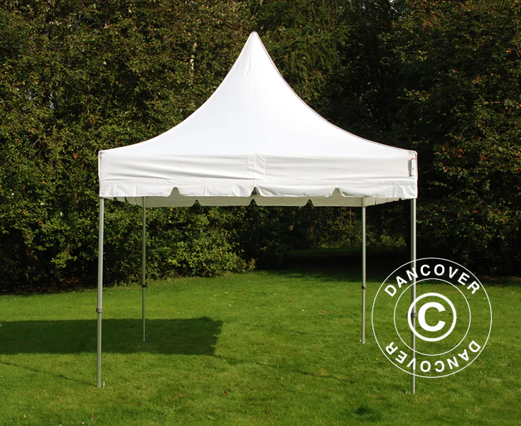 Snabbtält FleXtents PRO Peak Pagoda 3x3m Vit, inkl. 4 sidor - Image 7