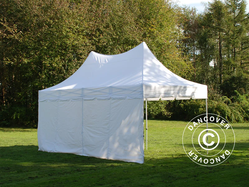 Snabbtält FleXtents PRO Peak Pagoda 3x6m Vit, inkl. 6 sidor - Image 12