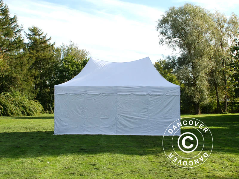 Snabbtält FleXtents PRO Peak Pagoda 3x6m Vit, inkl. 6 sidor - Image 13