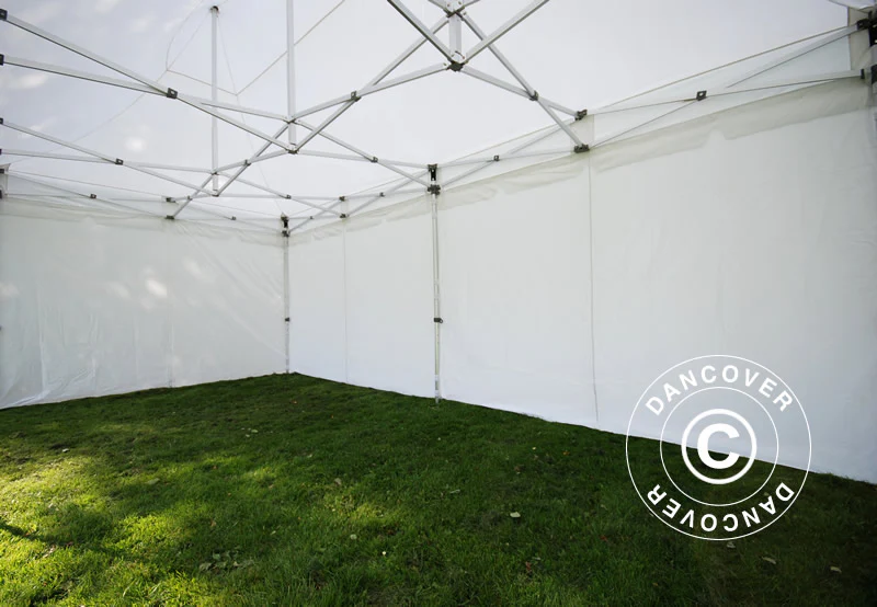 Snabbtält FleXtents PRO Peak Pagoda 3x6m Vit, inkl. 6 sidor - Image 15